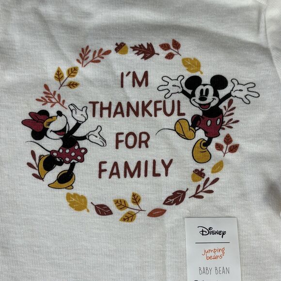 Nicole Miller Disney Baby 0-3M Outfit Lot Set Mickey Fall Floral Pants Vest NWT - Picture 2 of 14